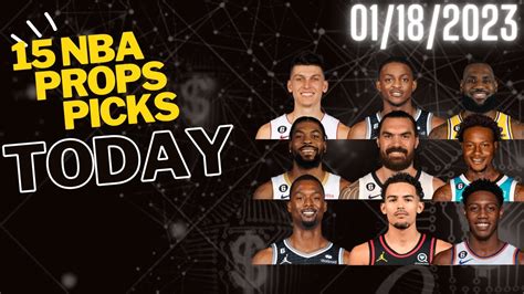 nba prop bets today picks